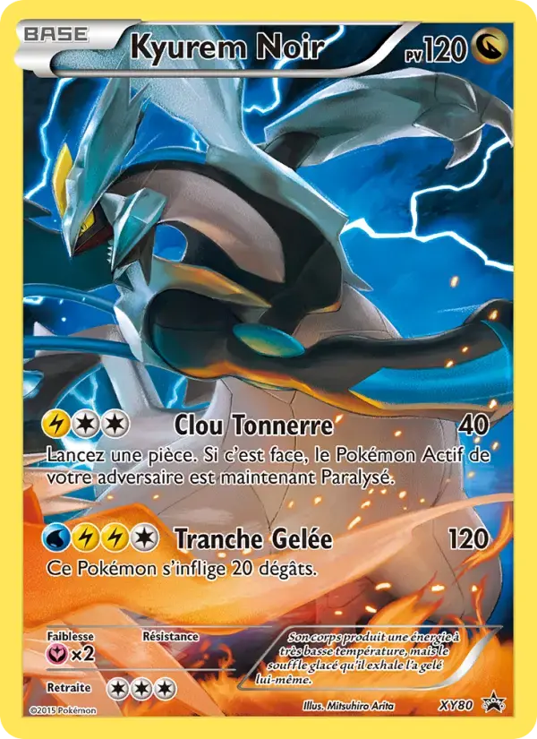 Carte Pokémon Kyurem Noir #XY80 — Promos X&Y