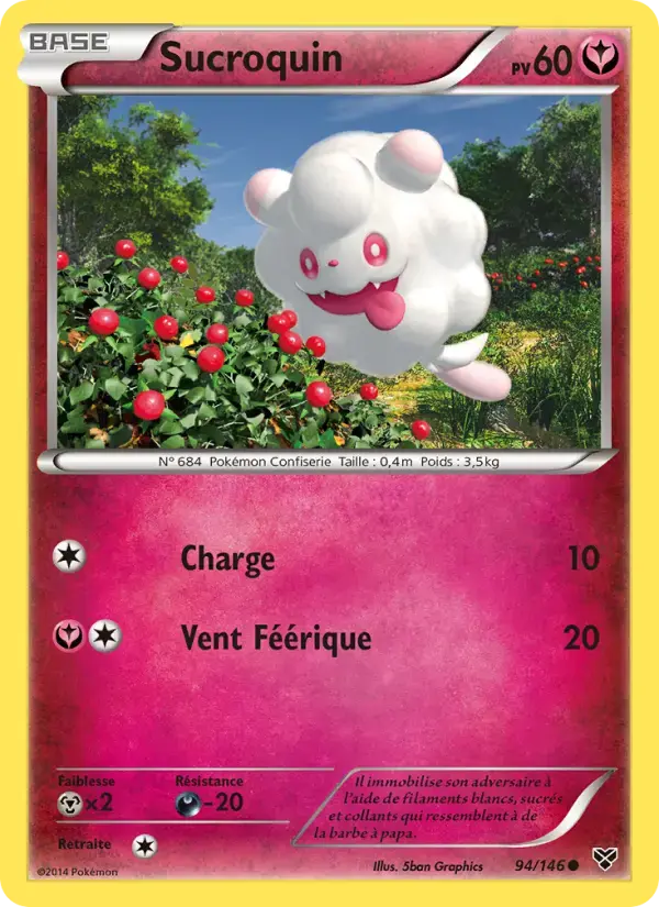 Carte Pokémon Sucroquin #94 — XY