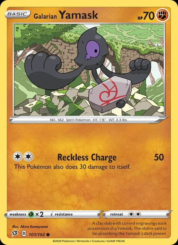 Galarian Yamask #101 — Rebel Clash
