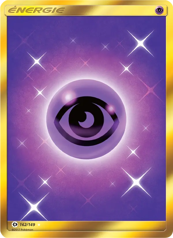 Carte Pokémon Énergie Psy #162 — Soleil et Lune