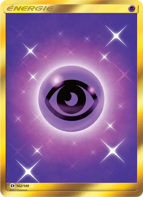 Carte Pokémon Énergie Psy #162 — Soleil et Lune