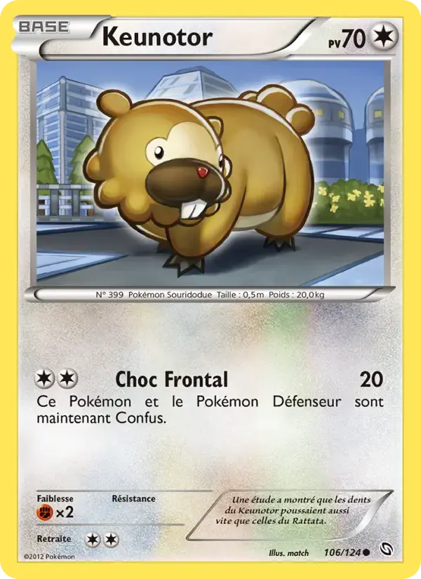 Carte Pokémon Keunotor #106 — Dragons Exaltés