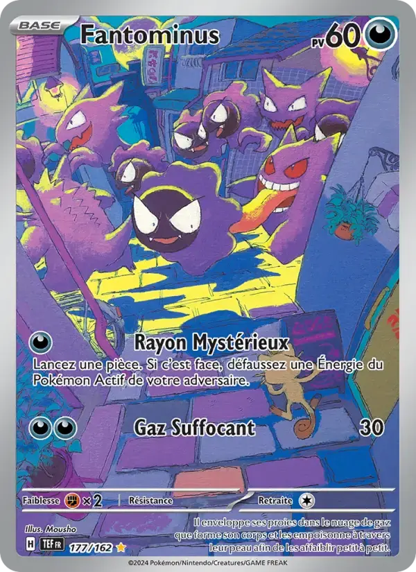 Carte Pokémon Fantominus #177 — Forces Temporelles