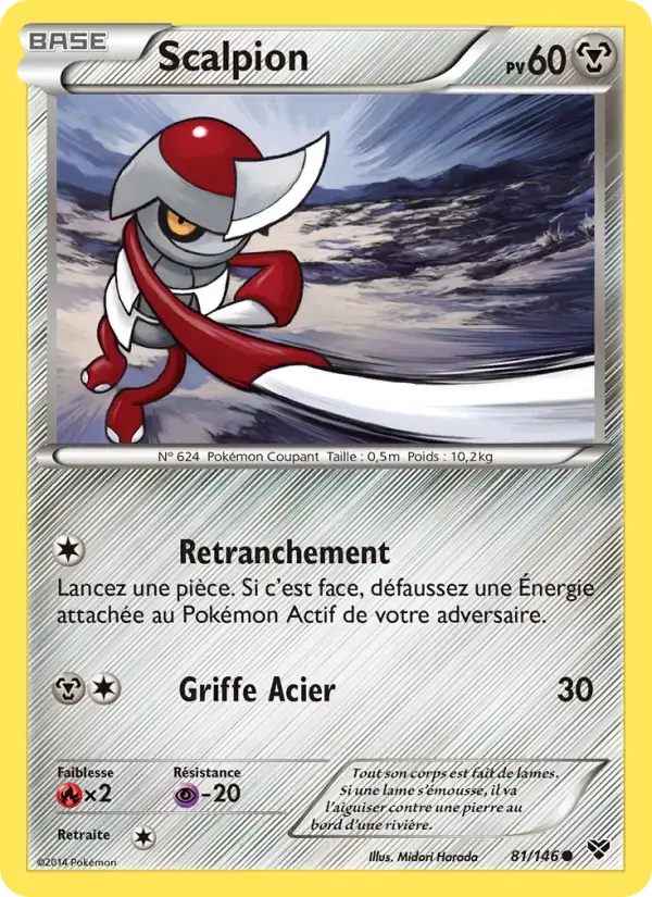 Carte Pokémon Scalpion #81 — XY