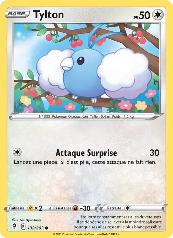 Carte Pokémon Tylton #132 — Évolution Céleste