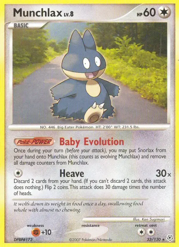 Munchlax #33 — Diamond & Pearl