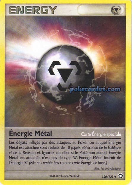 Carte Pokémon Énergie Métal #120 — Trésors Mystérieux
