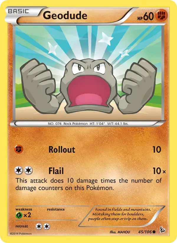 Geodude #45 — Flashfire