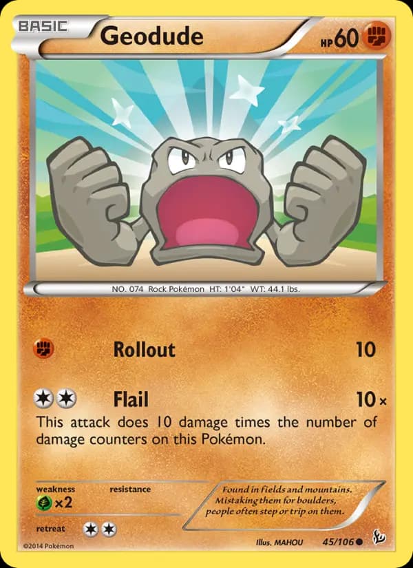 Geodude #45 — Flashfire