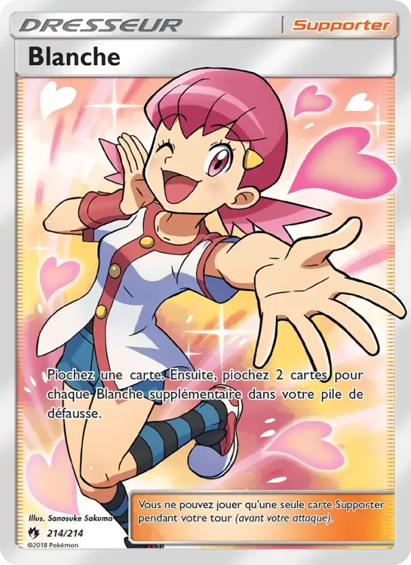 Carte Pokémon Blanche #214 — Tonnerre Perdu