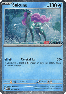 Suicune #026 EB Games — Phantasmal Flames