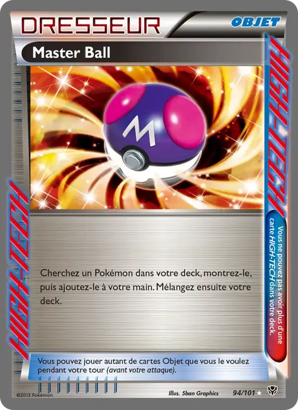 Carte Pokémon Master Ball #94 — Explosion Plasma