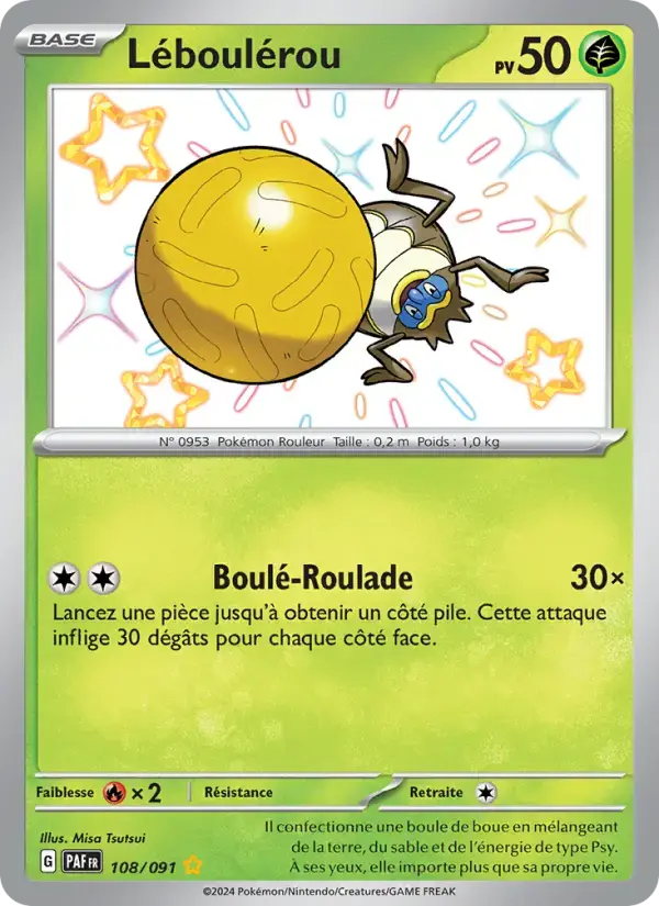 Carte Pokémon Léboulérou #108 — Destinées de Paldea