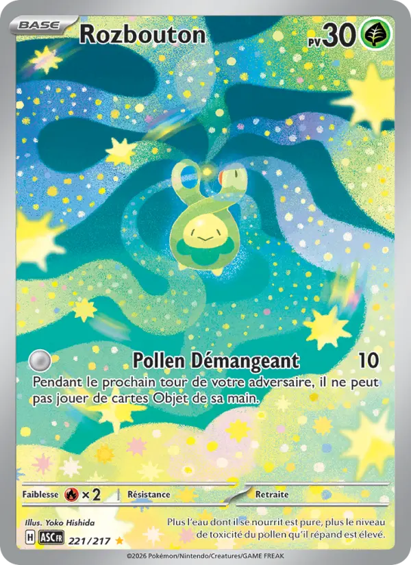 Carte Pokémon Rozbouton #221 — Héros Transcendants