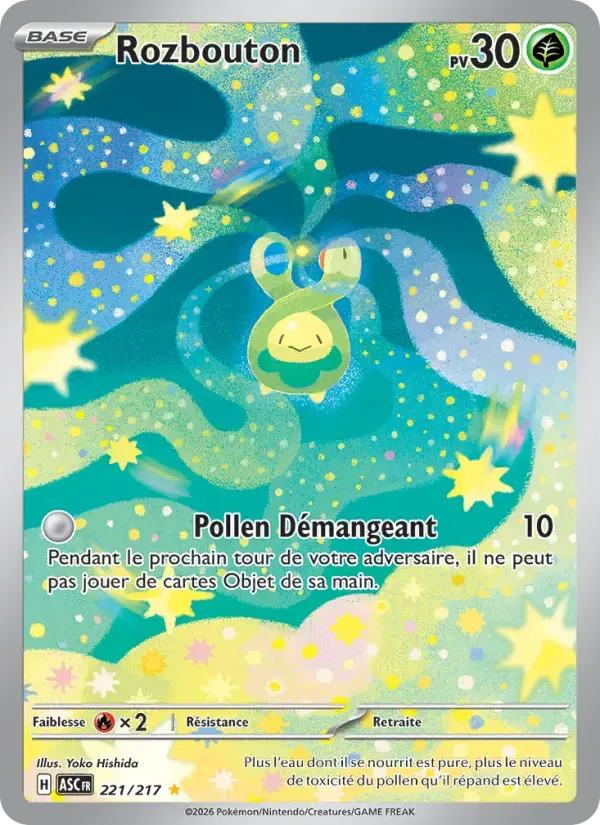 Carte Pokémon Rozbouton #221 — Héros Transcendants