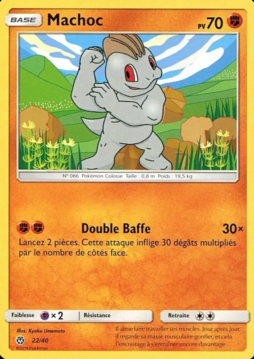 Carte Pokémon Machoc #22 — 2018 Promo McDonald's