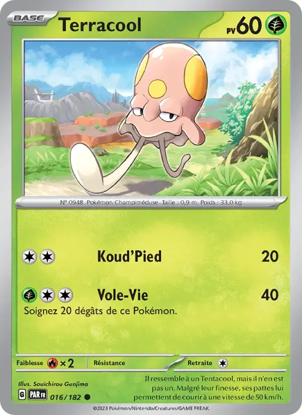 Carte Pokémon Terracool #016 — Faille Paradoxe