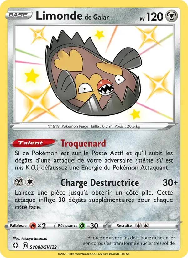 Carte Pokémon Limonde de Galar #SV088 — Destinées Radieuses