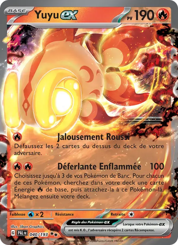Carte Pokémon Yuyu-ex #040 — Évolutions à Paldea