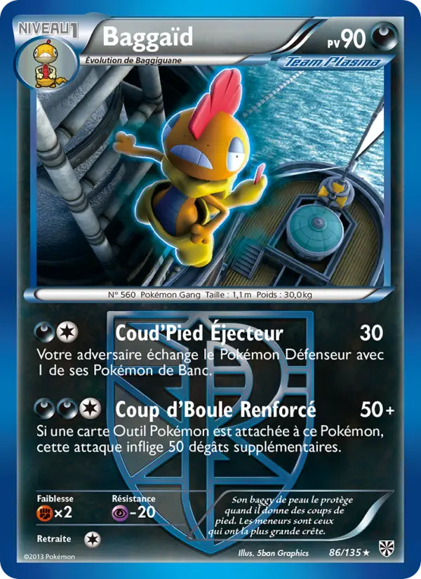 Carte Pokémon Baggaïd #86 — Tempête Plasma
