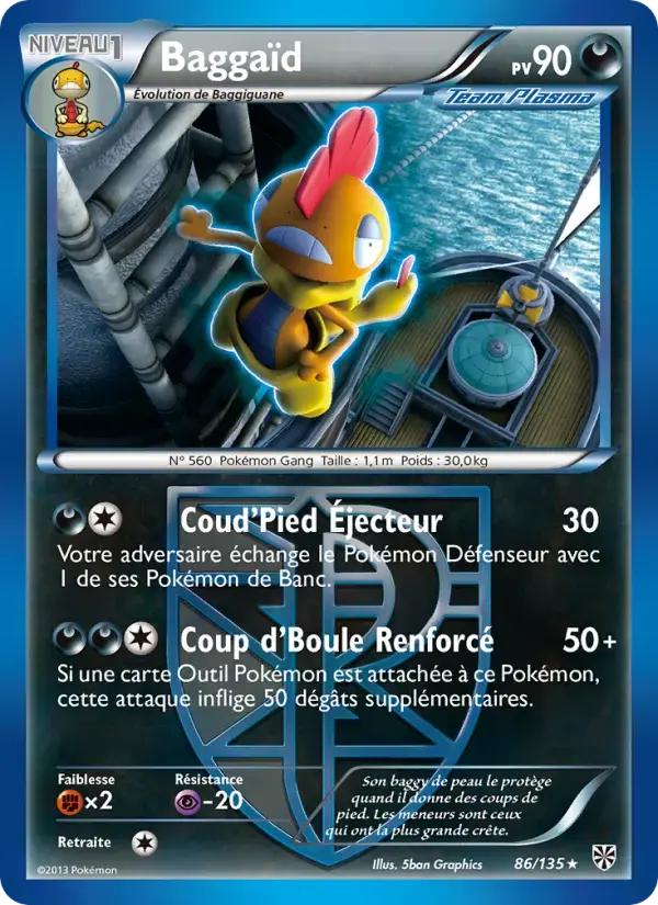 Carte Pokémon Baggaïd #86 — Tempête Plasma