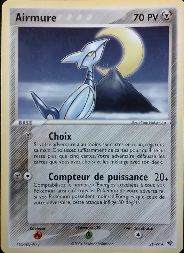 Carte Pokémon Airmure #21 — Dragon