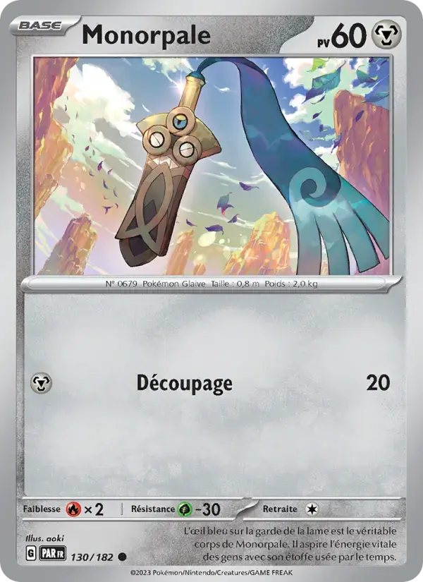 Carte Pokémon Monorpale #130 — Faille Paradoxe