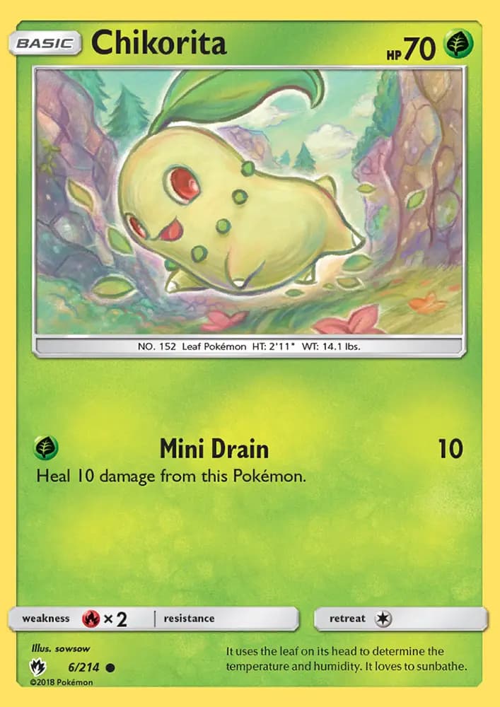 Chikorita #6 — Lost Thunder
