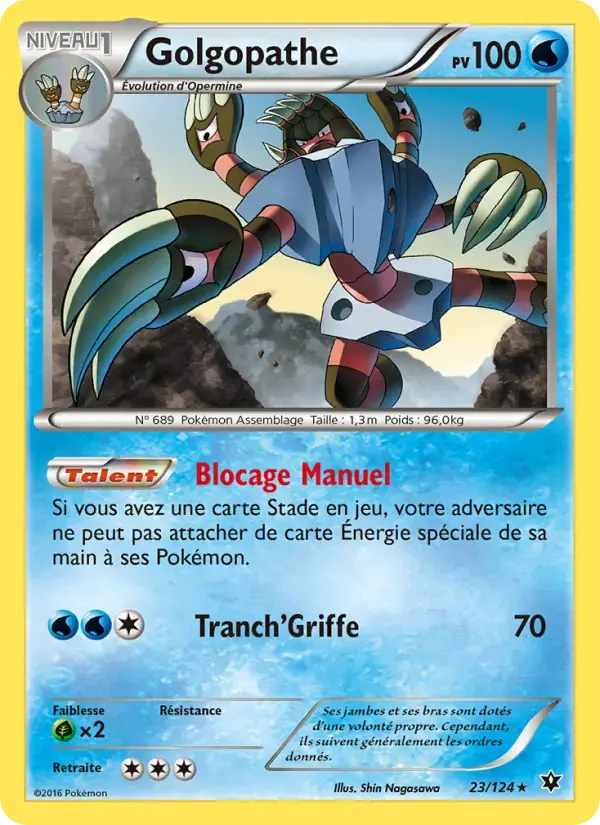 Carte Pokémon Golgopathe #23 — Impact des Destins