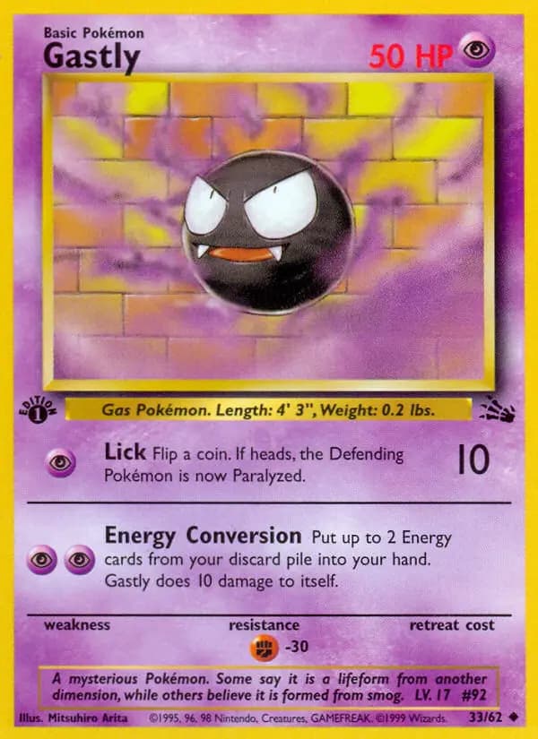 Gastly #33 — Fossil