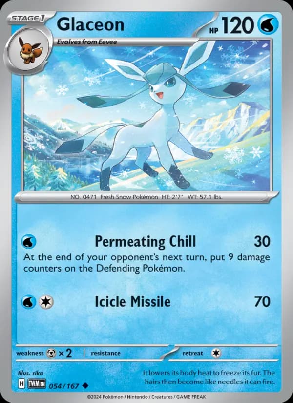Glaceon #054 — Twilight Masquerade