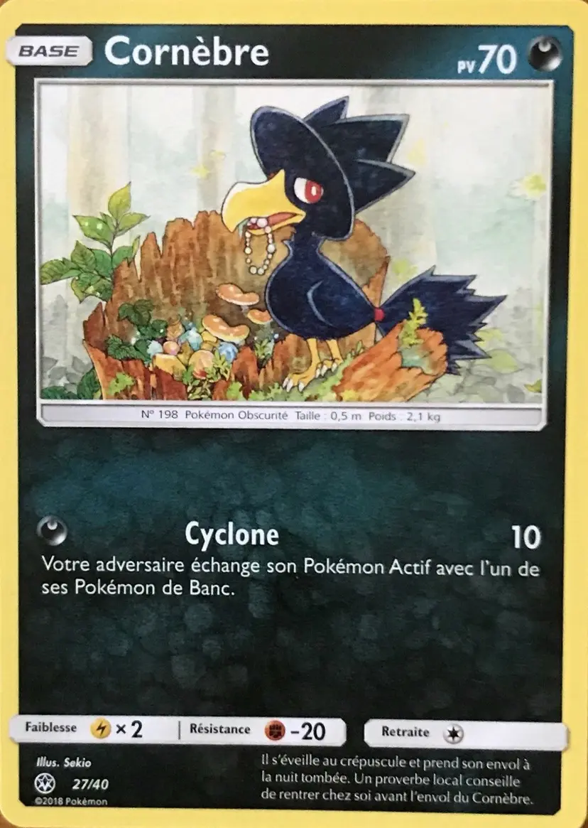 Carte Pokémon Cornèbre #27 — 2018 Promo McDonald's