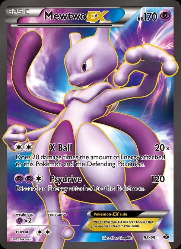Mewtwo-EX #98 — Next Destinies