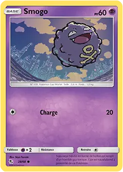Carte Pokémon Smogo #28 — Destinées Occultes