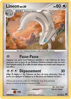 Carte Pokémon Lineon #43 — Duels au Sommet