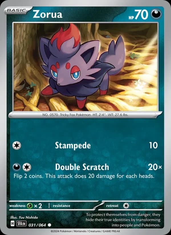 Zorua #031 — Shrouded Fable