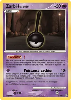 Carte Pokémon Zarbi ! #42 — Éveil des Légendes
