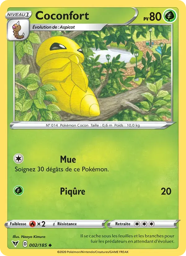 Carte Pokémon Coconfort #2 — Voltage Éclatant