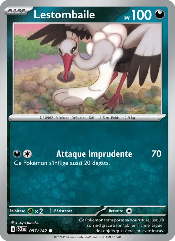 Carte Pokémon Lestombaile #097 — Couronne Stellaire