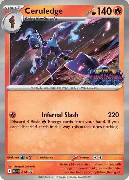 Ceruledge #014 — Mega Evolution Promos
