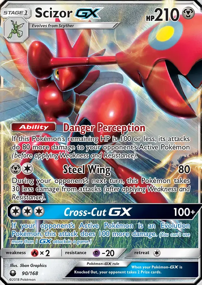 Scizor GX #90 — Celestial Storm