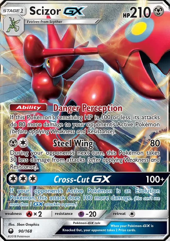 Scizor GX #90 — Celestial Storm
