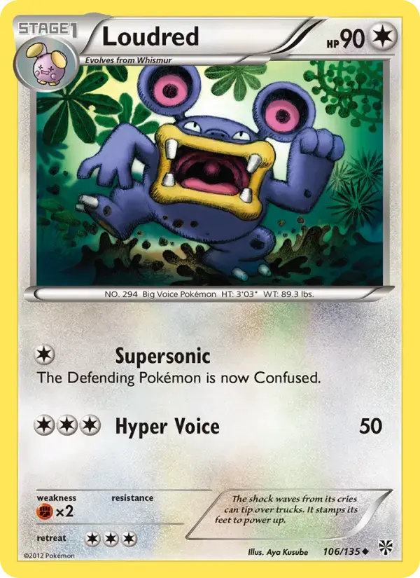 Loudred #106 — Plasma Storm