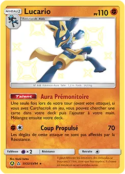 Carte Pokémon Lucario #SV22 — Destinées Occultes