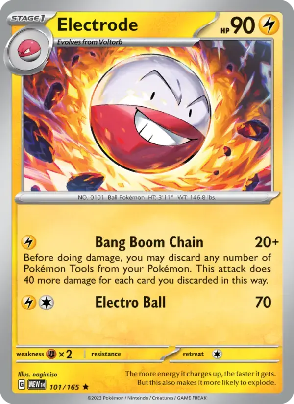 Electrode #101 — 151