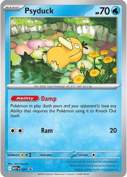 Carte Pokémon Psykokwak #007 — Promos Méga-Évolution
