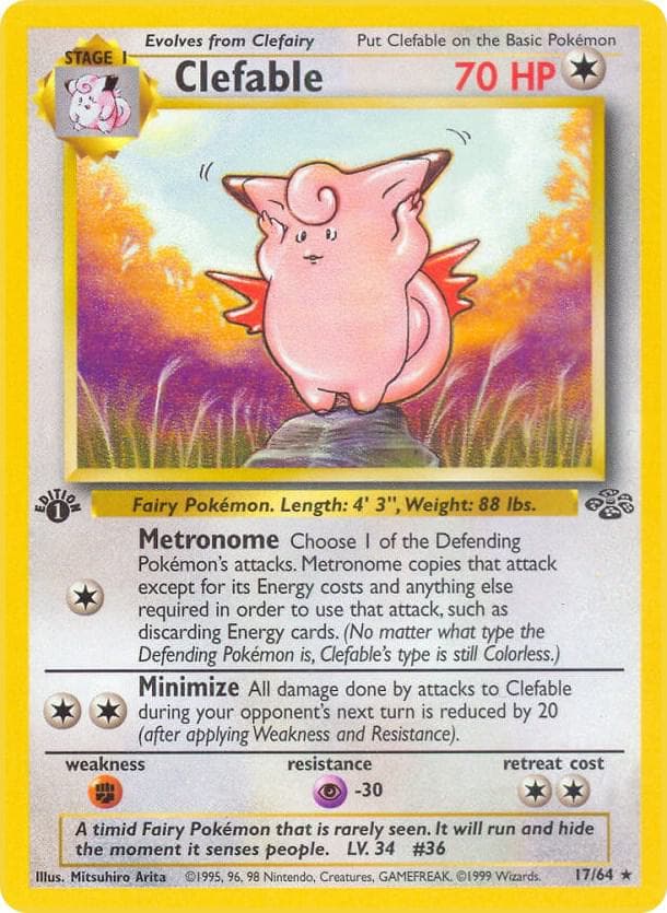Clefable #17 — Jungle