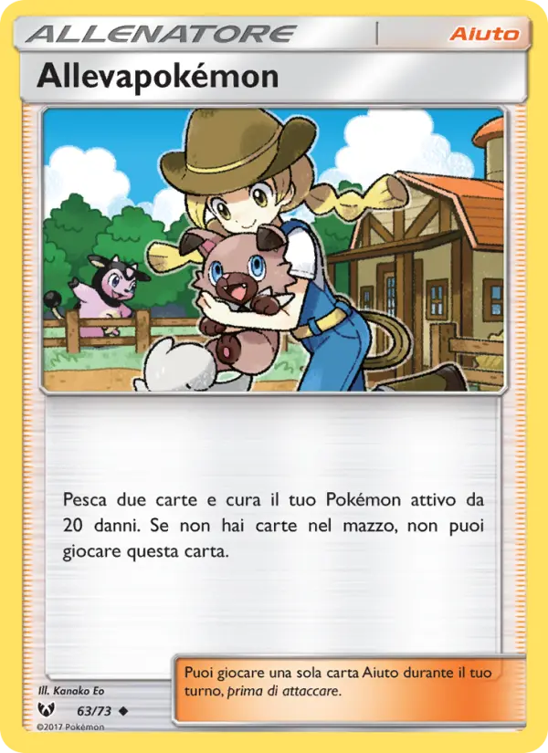 Carte Pokémon Éleveuse de Pokémon #63 — Légendes Brillantes
