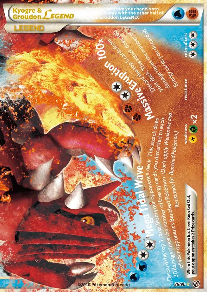 Kyogre & Groudon LEGEND #88 — Undaunted