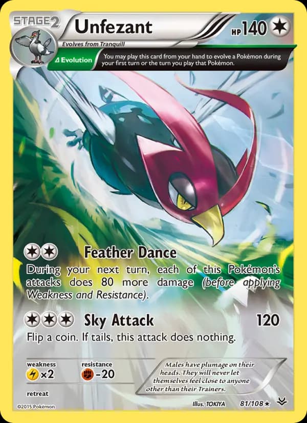Unfezant #81 — Roaring Skies